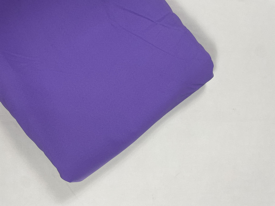 Lavender Plain Dyed Poly Crepe Fabric (Per Meter - Rs 44 )