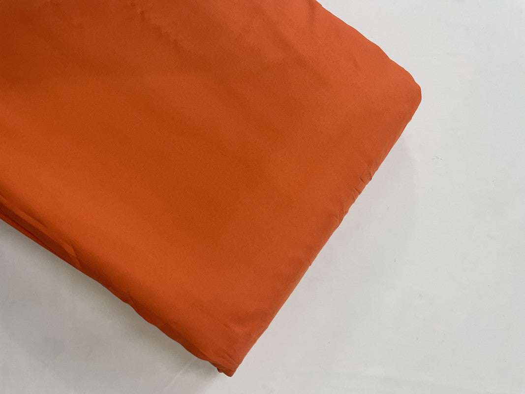 Light Orange Plain Dyed Poly Crepe Fabric (Per Meter - Rs 44 )