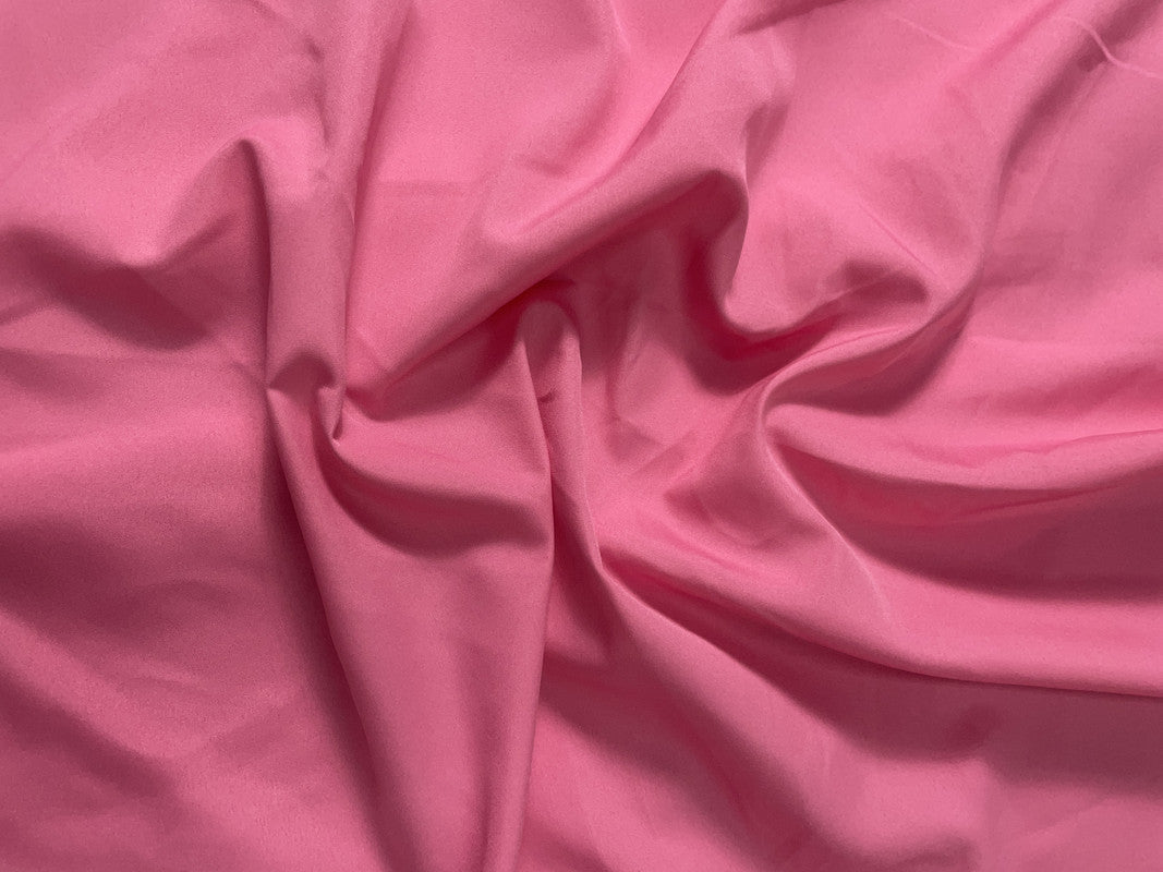 Onion Pink Plain Dyed Poly Crepe Fabric (Per Meter - Rs 44 )