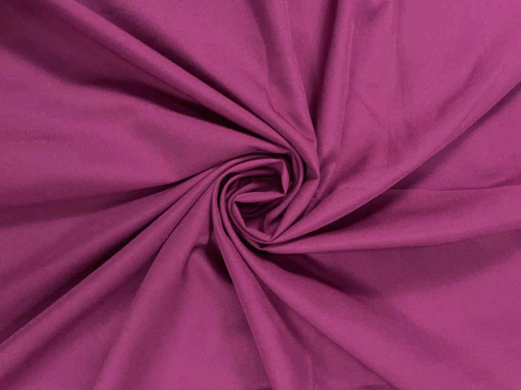 Dark Wine Plain Dyed Poly Crepe Fabric (Per Meter - Rs 44 )