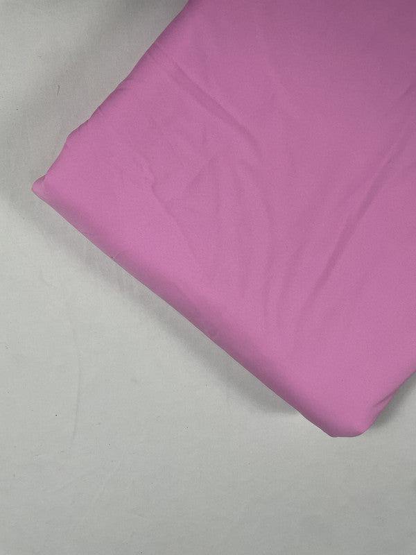 Light Pink Plain Dyed Poly Crepe Fabric (Per Meter - Rs 44 )