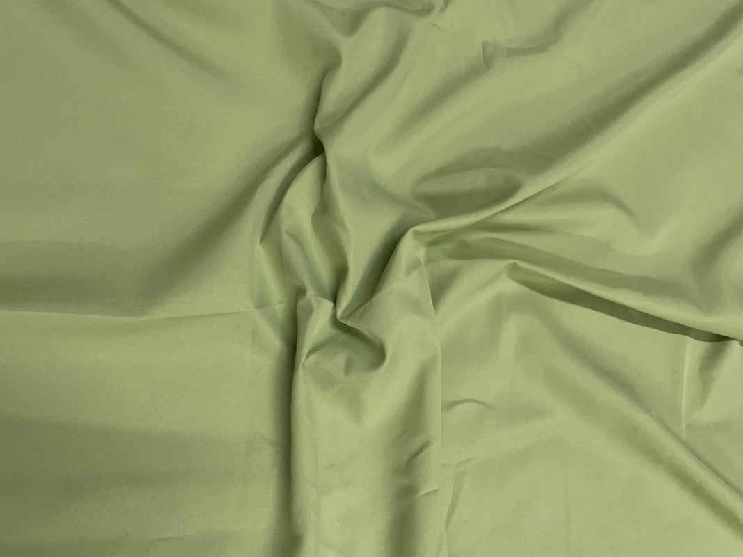 Pista Green Plain Dyed Poly Crepe Fabric (Per Meter - Rs 44 )