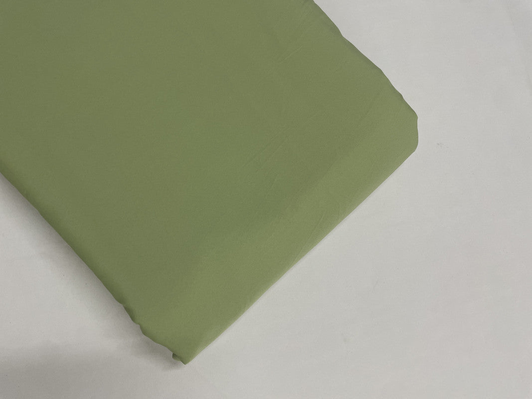 Pista Green Plain Dyed Poly Crepe Fabric (Per Meter - Rs 44 )