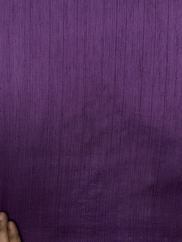 Purple Plain Nysaa Silk Fabric (Per Meter - Rs 112 )