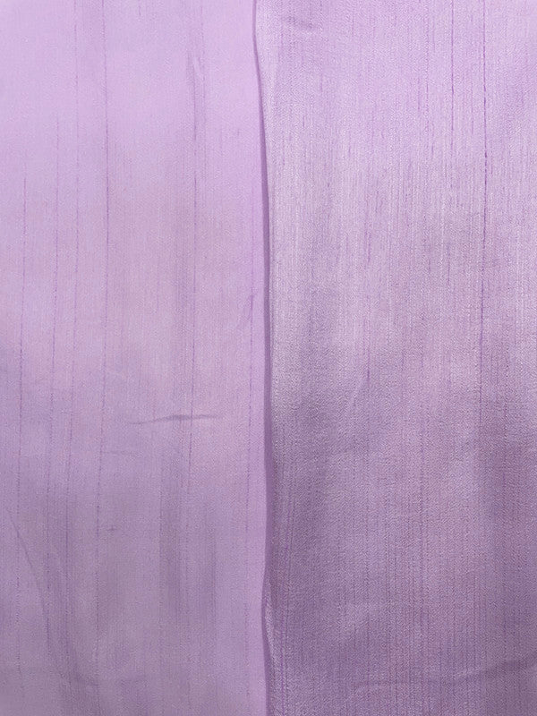 Lavender Plain Nysaa Silk Fabric (Per Meter - Rs 112 )