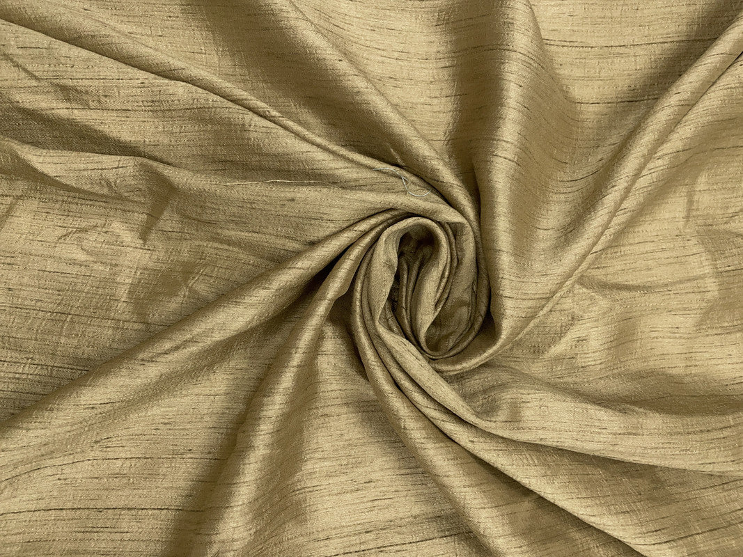 Gold Plain Nysaa Silk Fabric (Per Meter - Rs 112 )