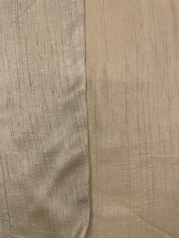 Beige Plain Nysaa Silk Fabric (Per Meter - Rs 112 )