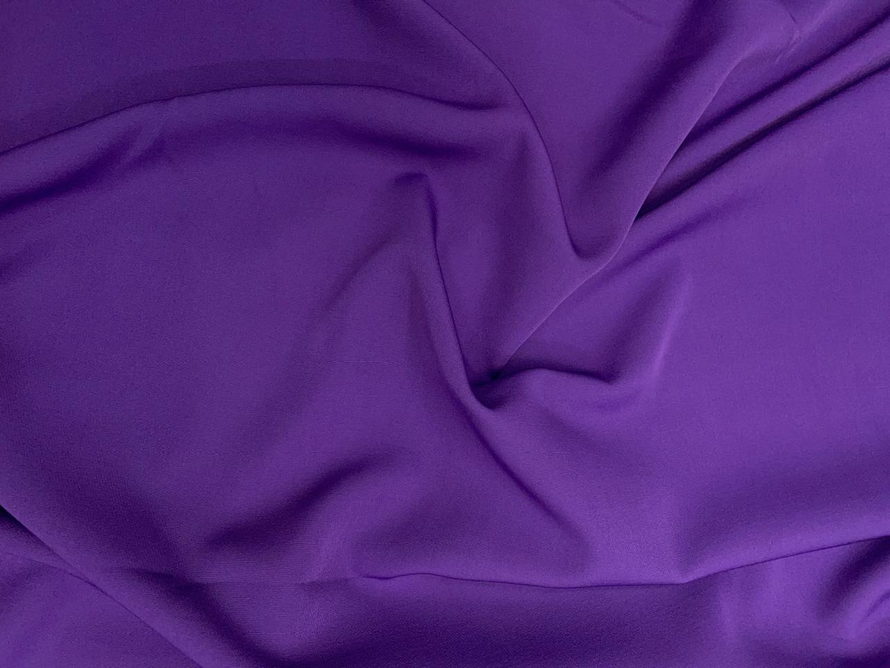 Purple Plain Banana Crepe N31D Fabric Kapdashop