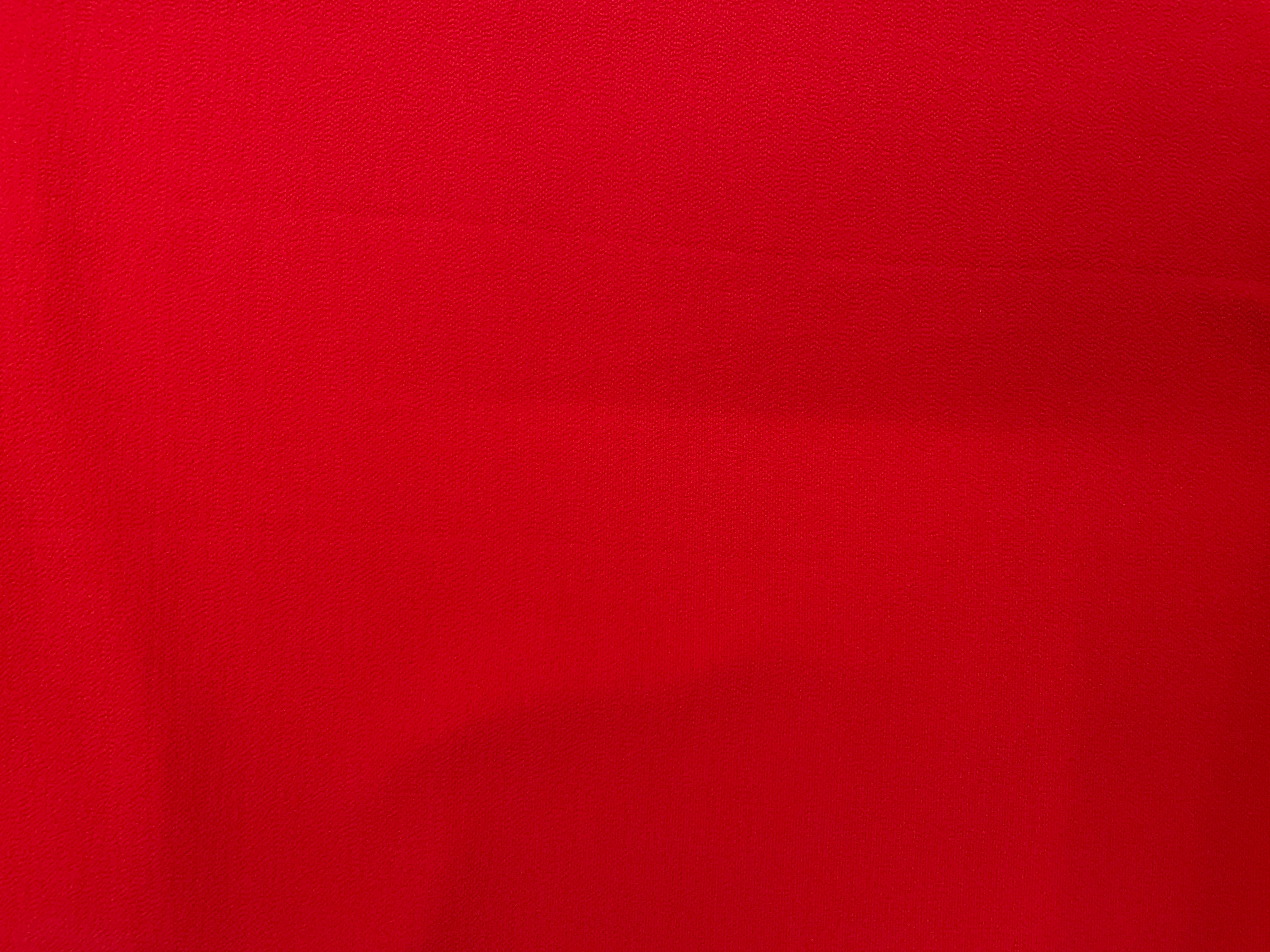 Red Plain Bubble Georgette Fabric