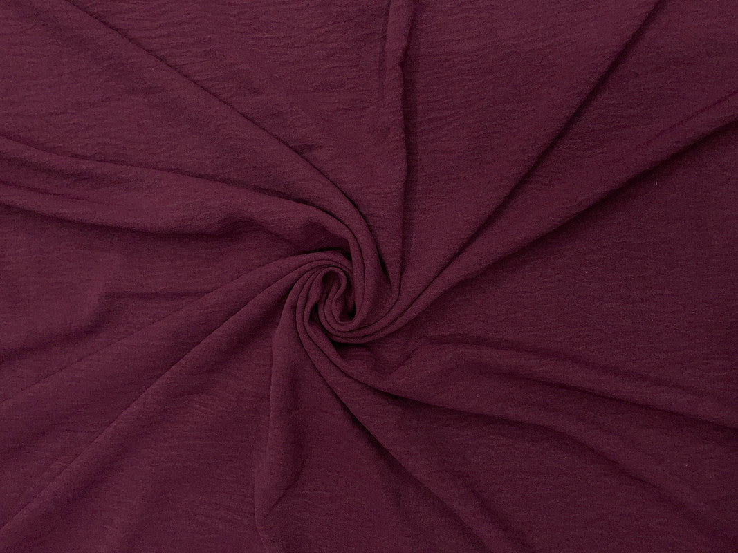 Wine Plain Toronto Lycra Fabric