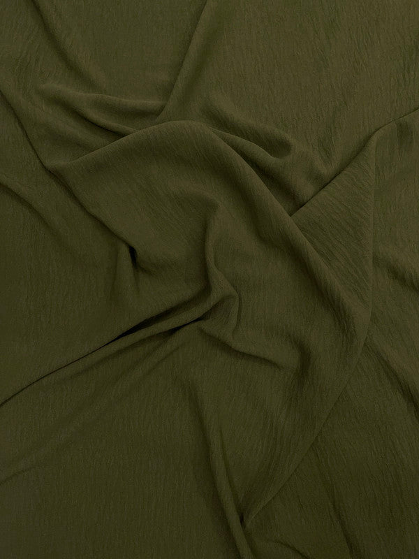 Dark Olive Plain Toronto Lycra Fabric