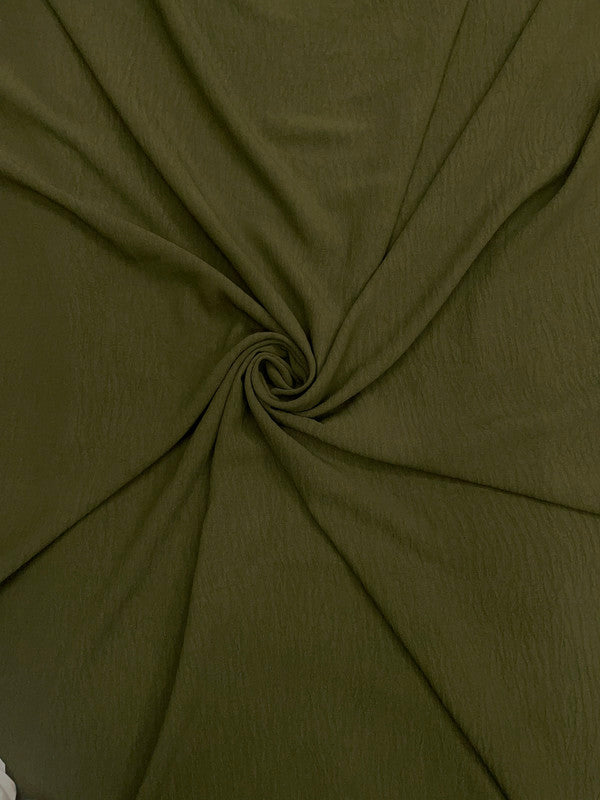 Dark Olive Plain Toronto Lycra Fabric