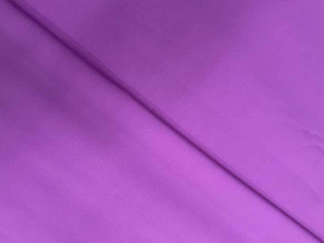 Orchid Plain Dyed Poly Crepe Fabric N721 (Per Meter - Rs 44 )