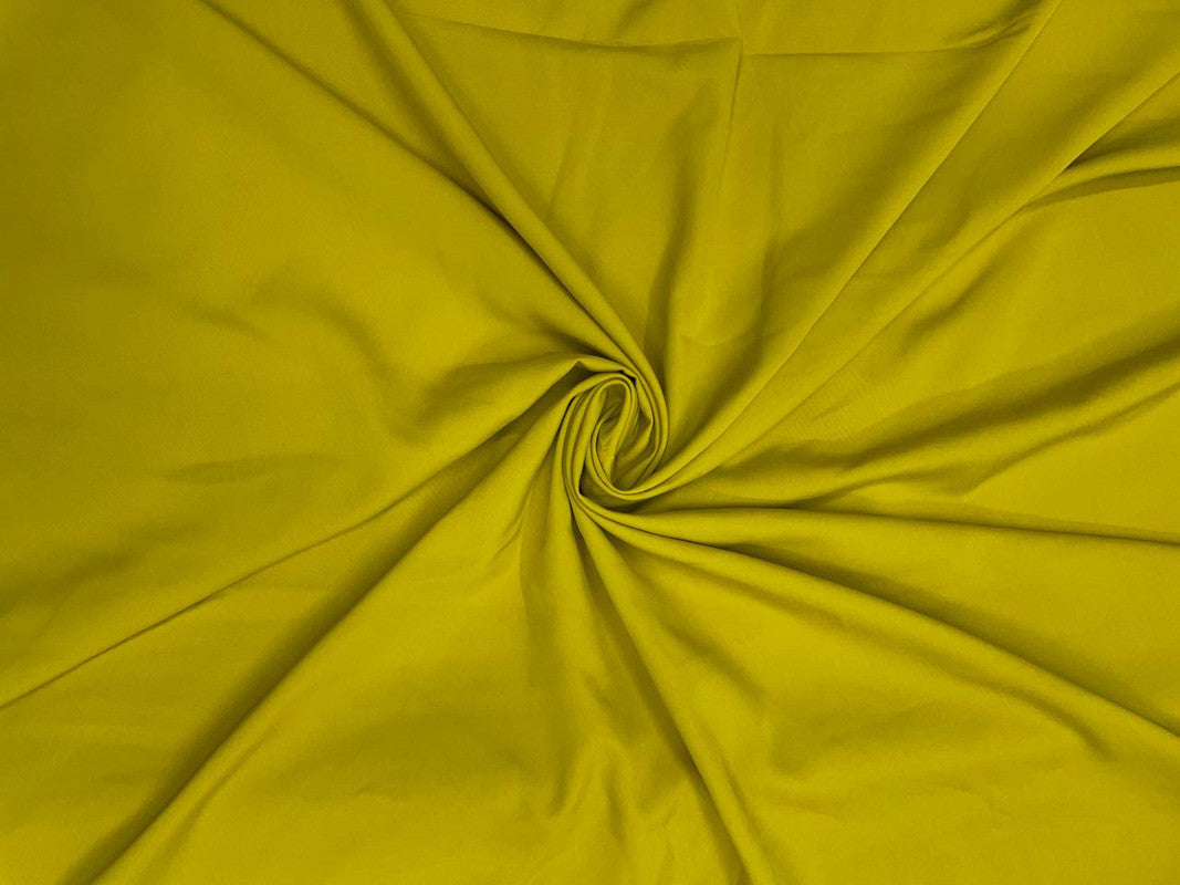 Lime Plain Dyed Poly Crepe Fabric N705 (Per Meter - Rs 44 )