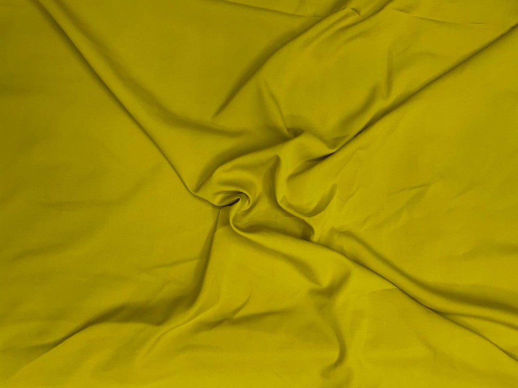 Lime Plain Dyed Poly Crepe Fabric N705 (Per Meter - Rs 44 )