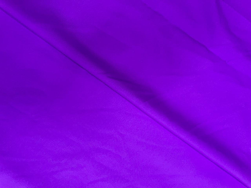 Lris Purple Plain Dyed Poly Crepe Fabric N30 (Per Meter - Rs 44 )