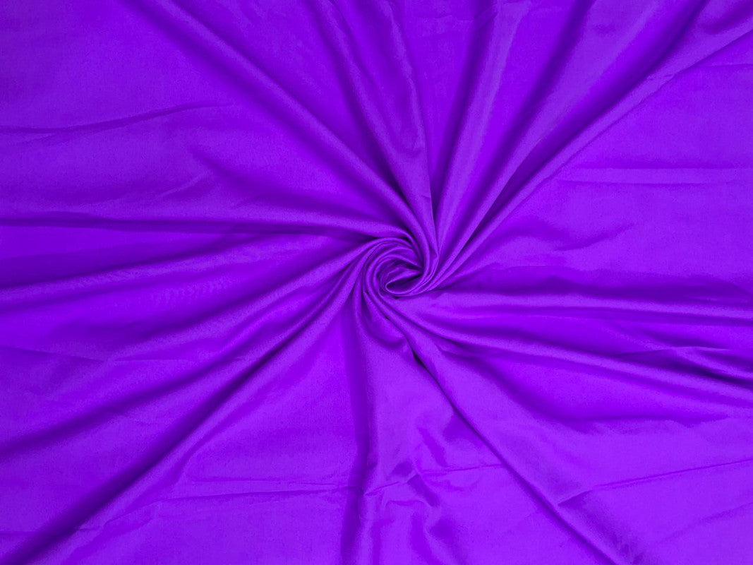 Lris Purple Plain Dyed Poly Crepe Fabric N30 (Per Meter - Rs 44 )