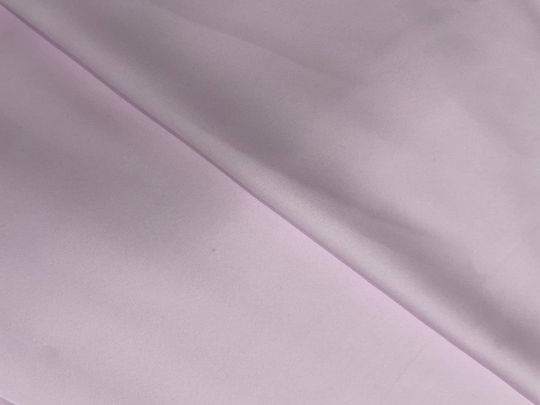 Light Levender Plain Dyed Poly Crepe Fabric N37 (Per Meter - Rs 44 )