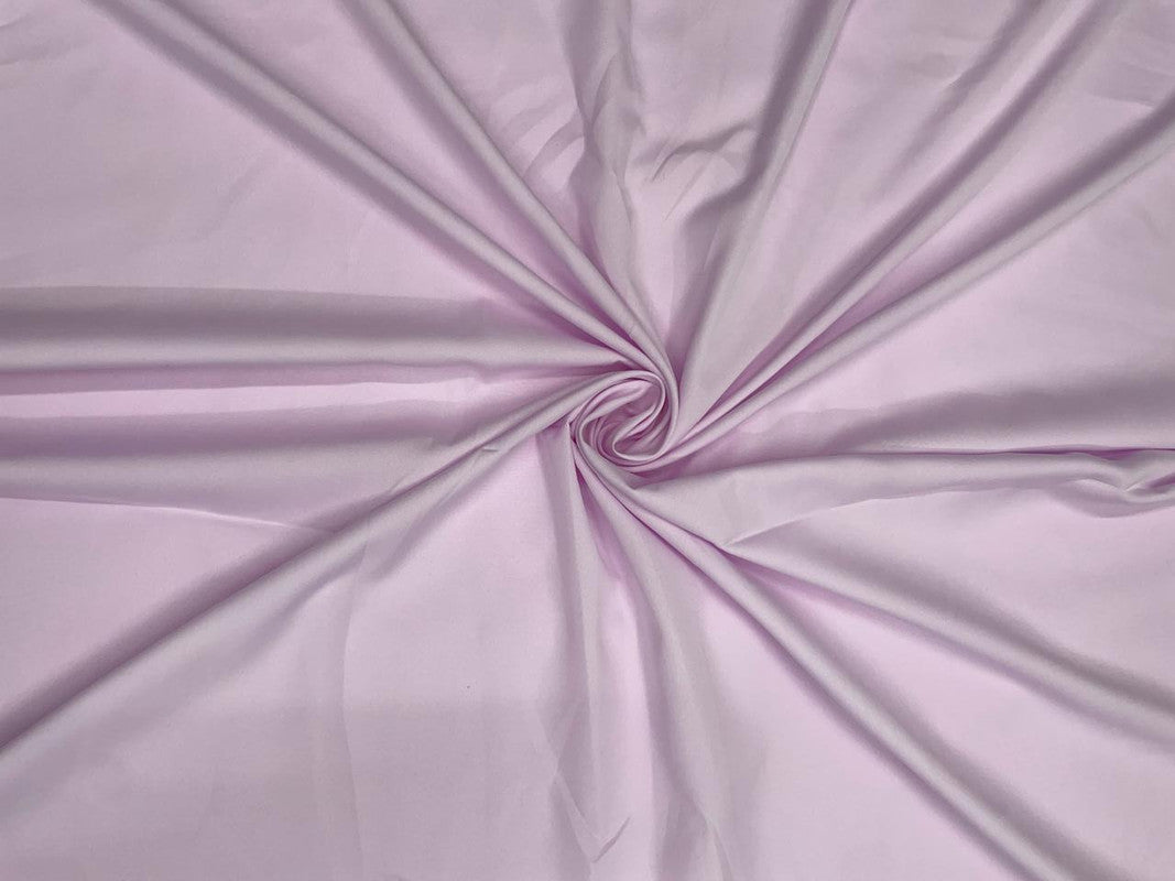 Light Levender Plain Dyed Poly Crepe Fabric N37 (Per Meter - Rs 44 )