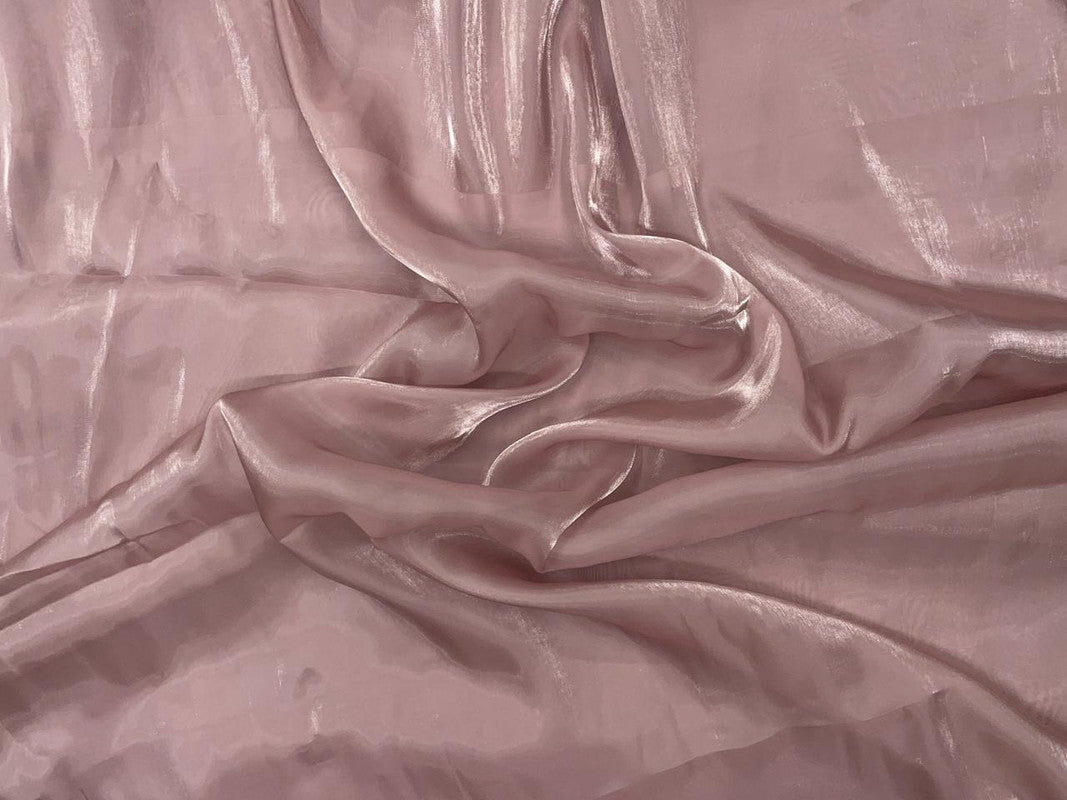 Light Onion Pink Plain Shinny Jimmy Choo Organza Fabric