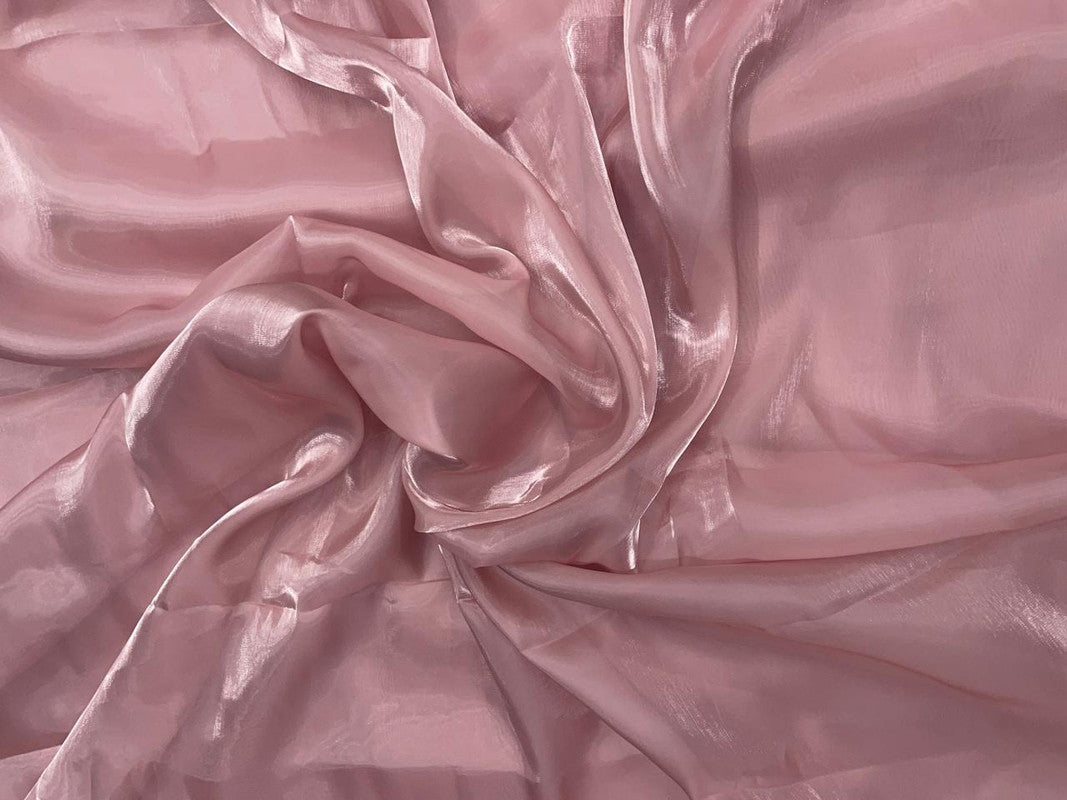 Light Pink Plain Shinny Jimmy Choo Organza Fabric