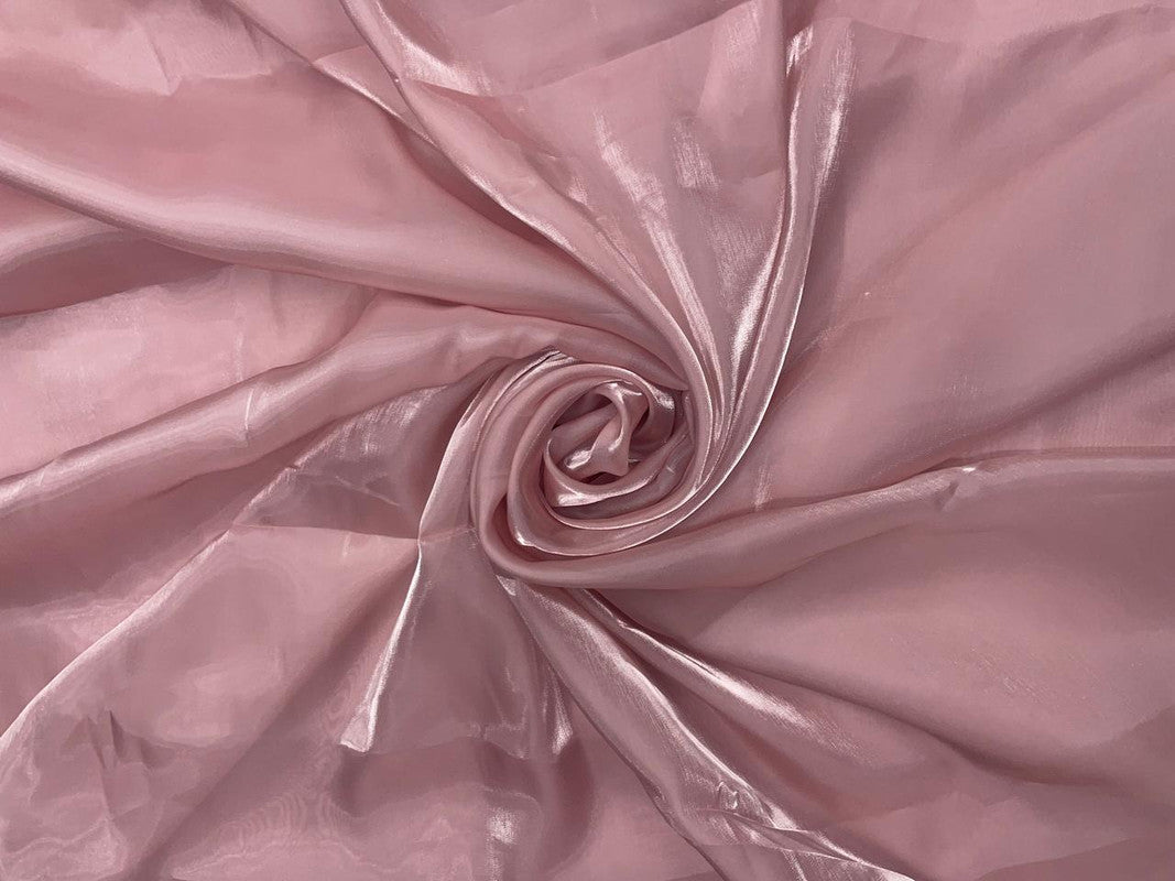 Light Pink Plain Shinny Jimmy Choo Organza Fabric