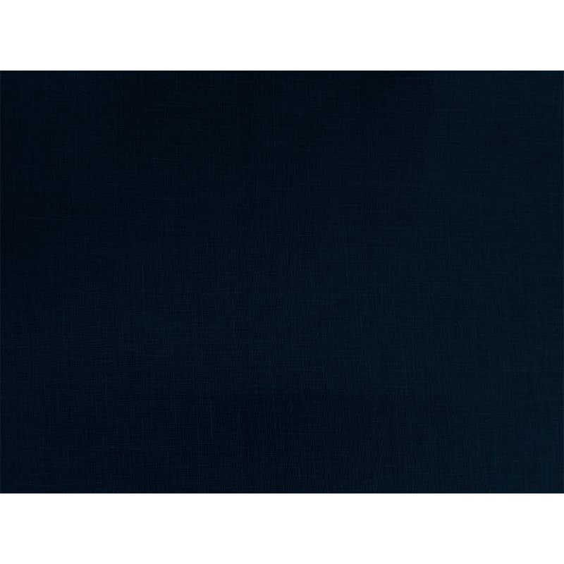 Navy Blue Plain Pure Linen Shirting Fabric - 60 Lea