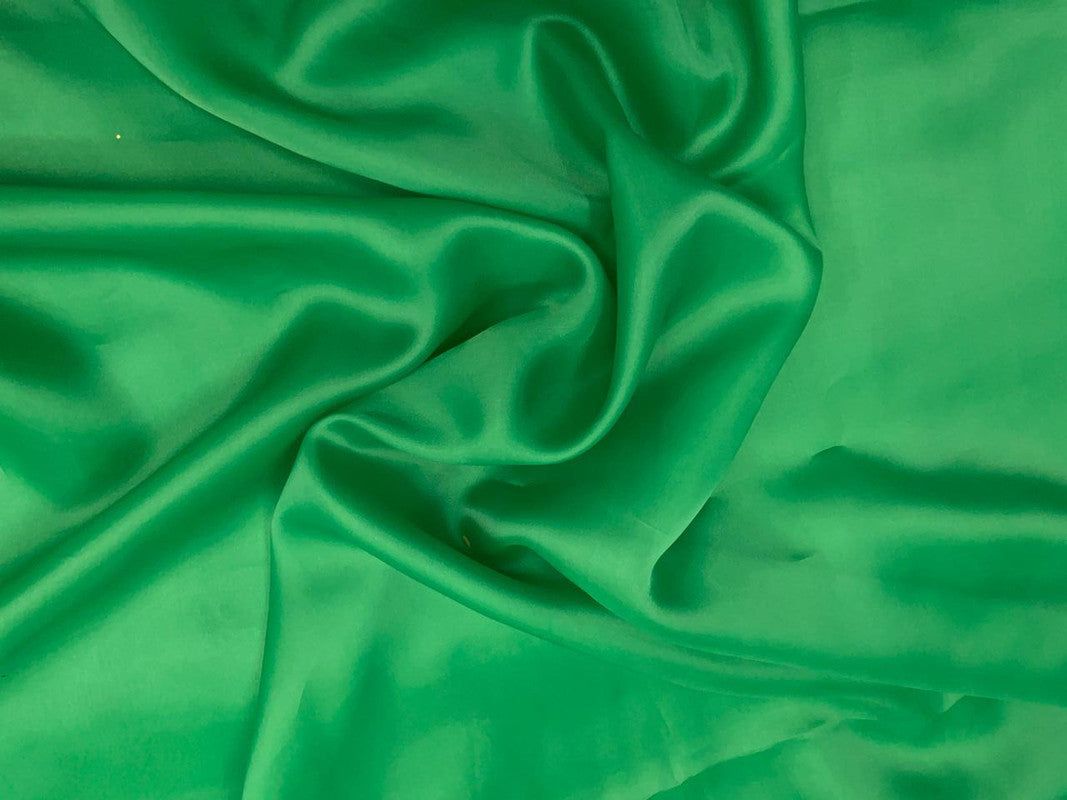 Green Plain Organza Fabric