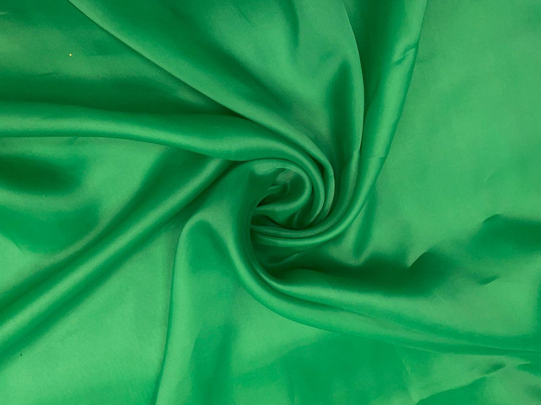 Green Plain Organza Fabric