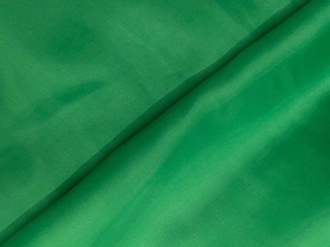 Green Plain Organza Fabric