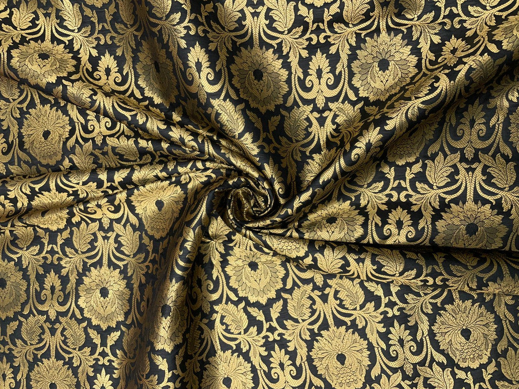 Floral Semi Brocade Fabric