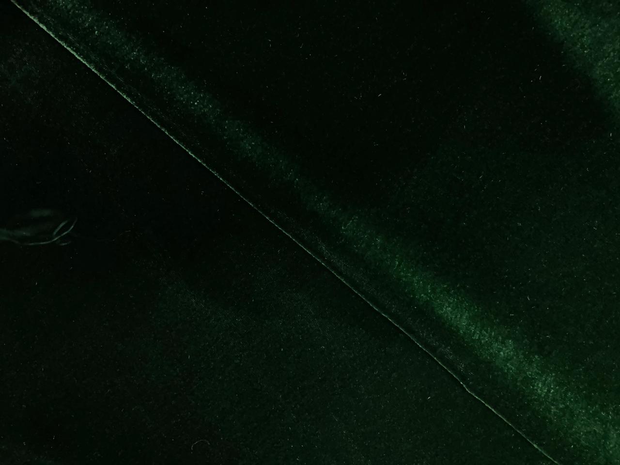 Dark Bottle  Plain 9% Pure Velvet Fabric Kapdashop