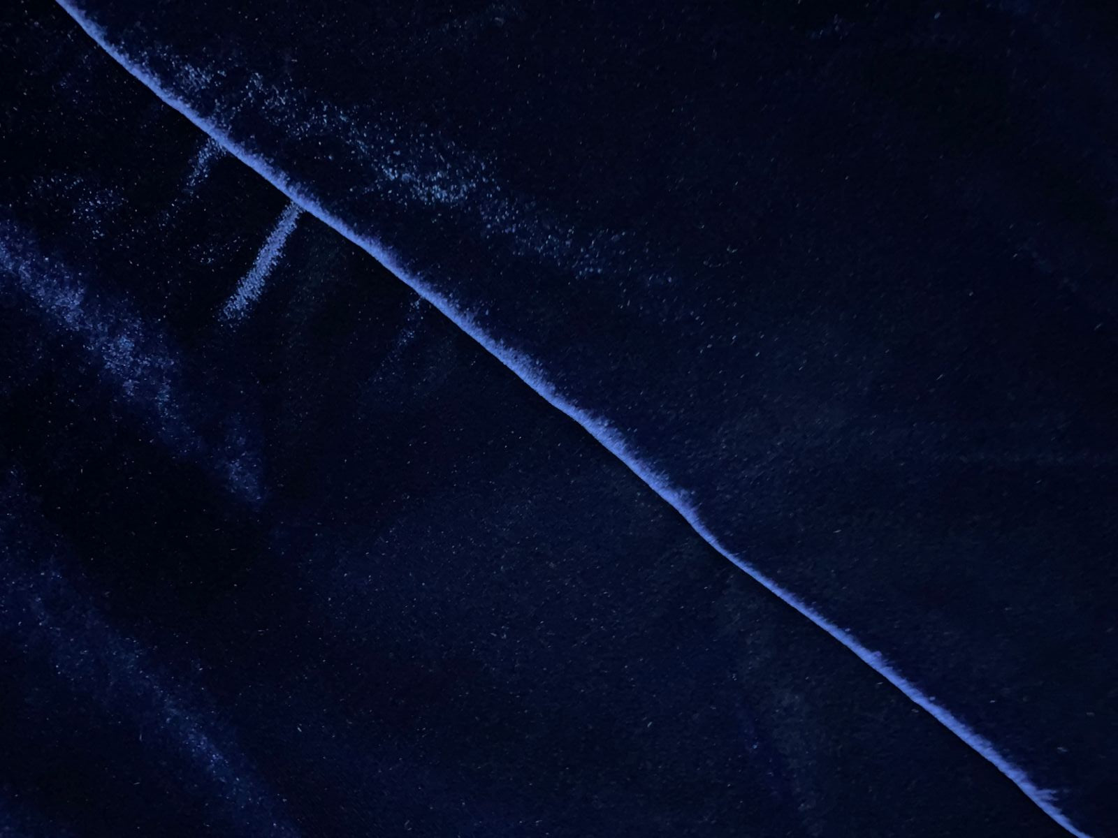 Navy Blue  Plain 9% Pure Velvet Fabric Kapdashop