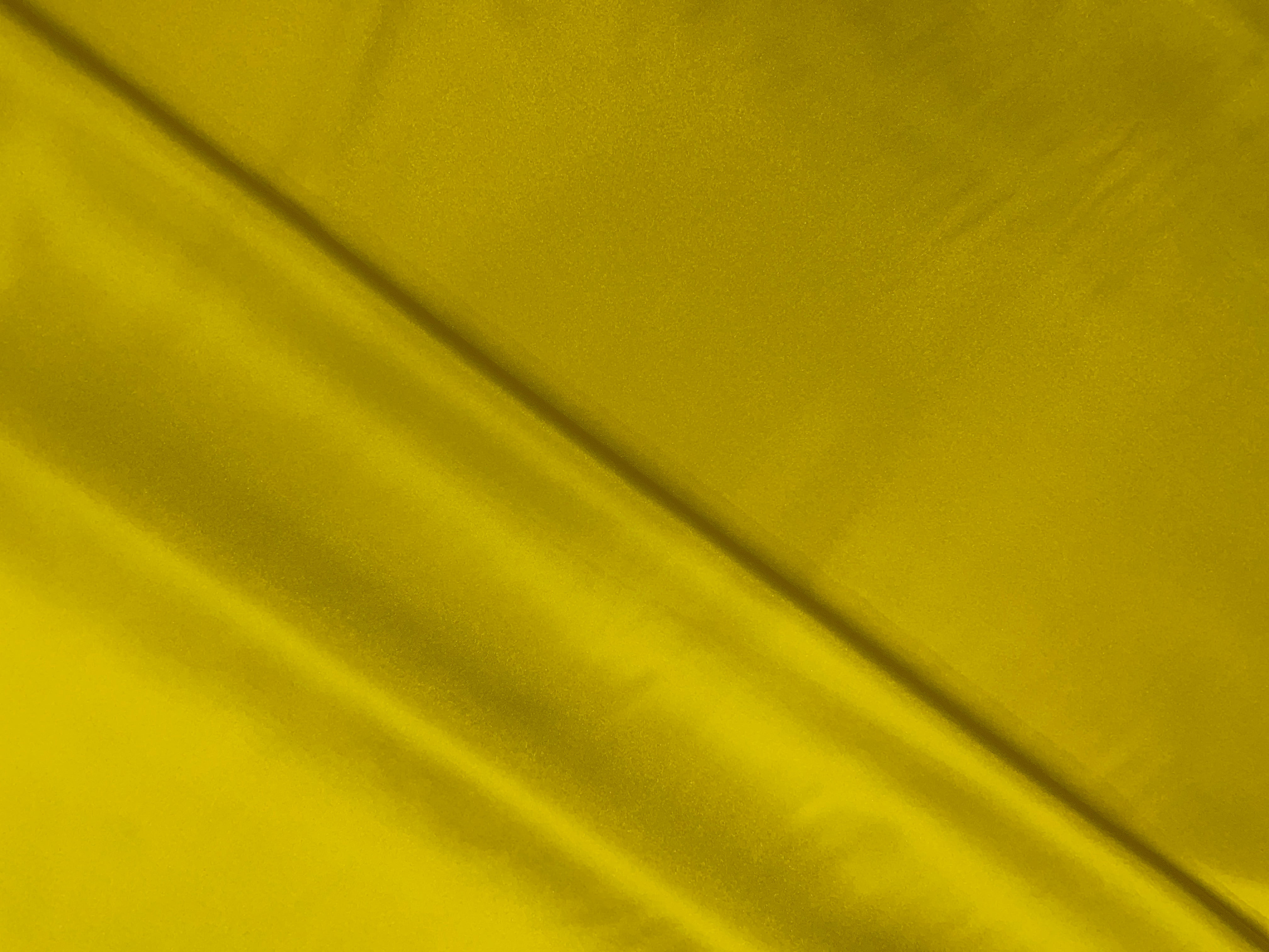 Yellow Plain Armani Satin Lycra Fabric