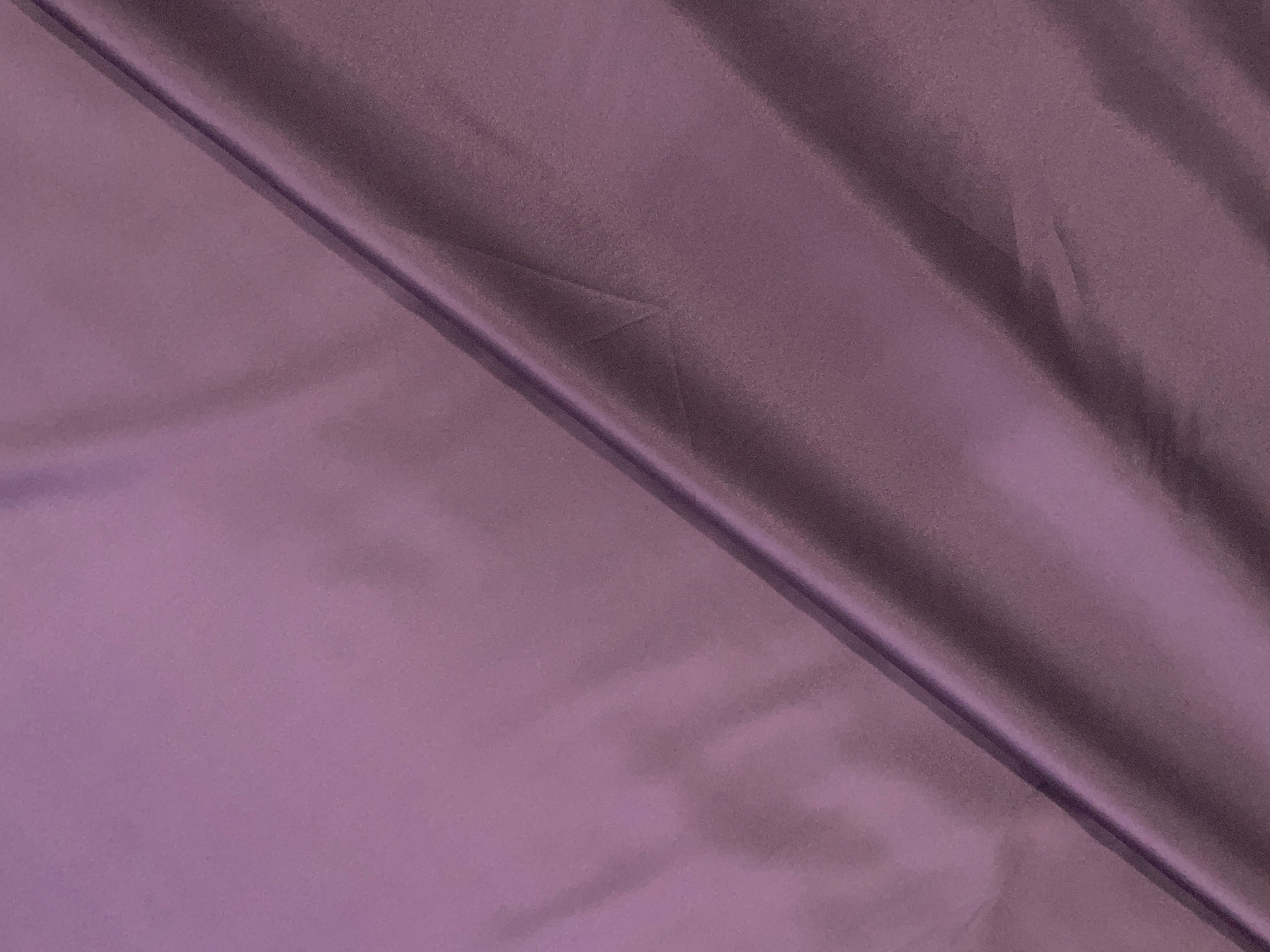 Dark Lilac Plain Armani Satin Lycra Fabric