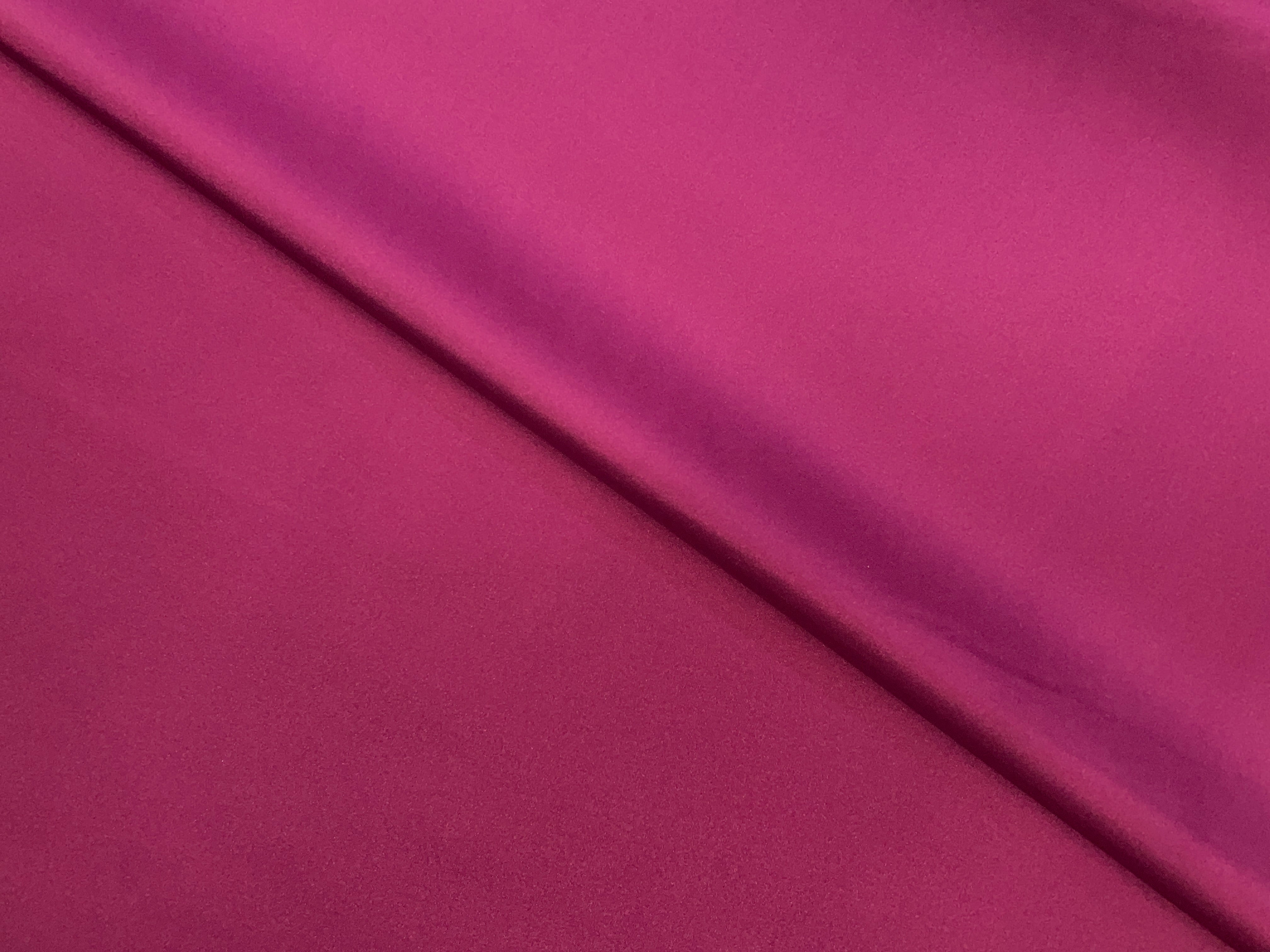 Magenta Pink Plain Armani Satin Lycra Fabric