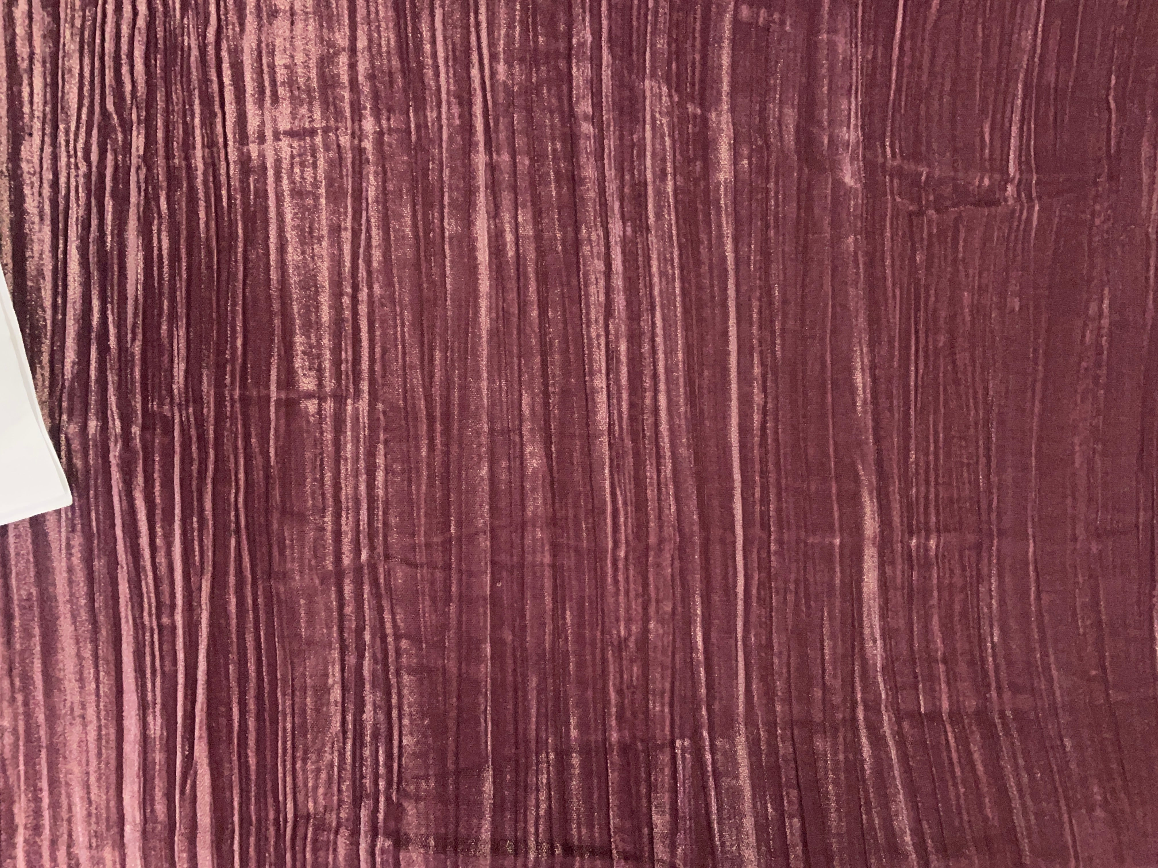 Onion Color Crush Velvet Fabric