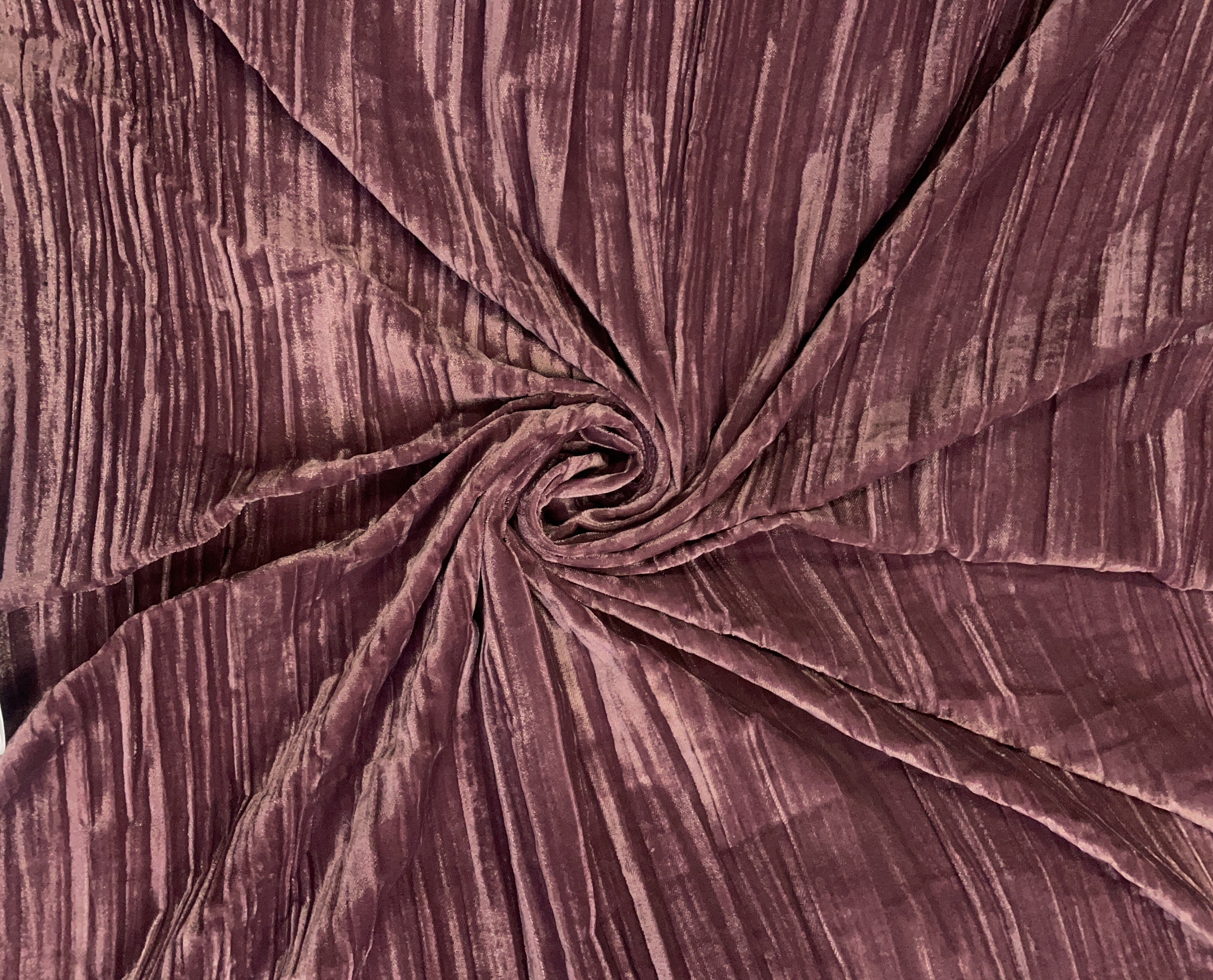 Onion Color Crush Velvet Fabric