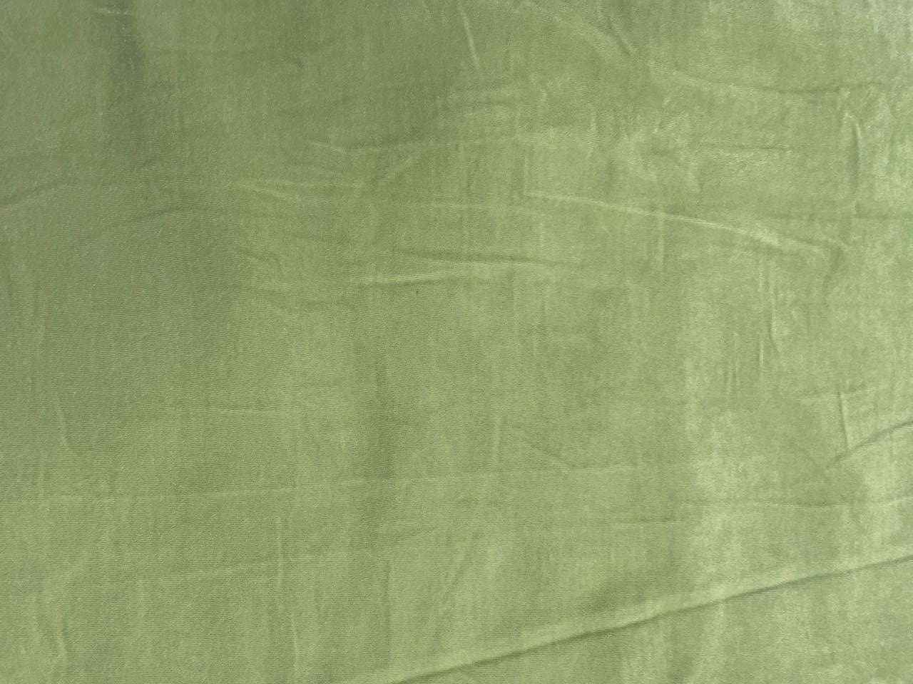 Sea Green Plain Velvet Fabric