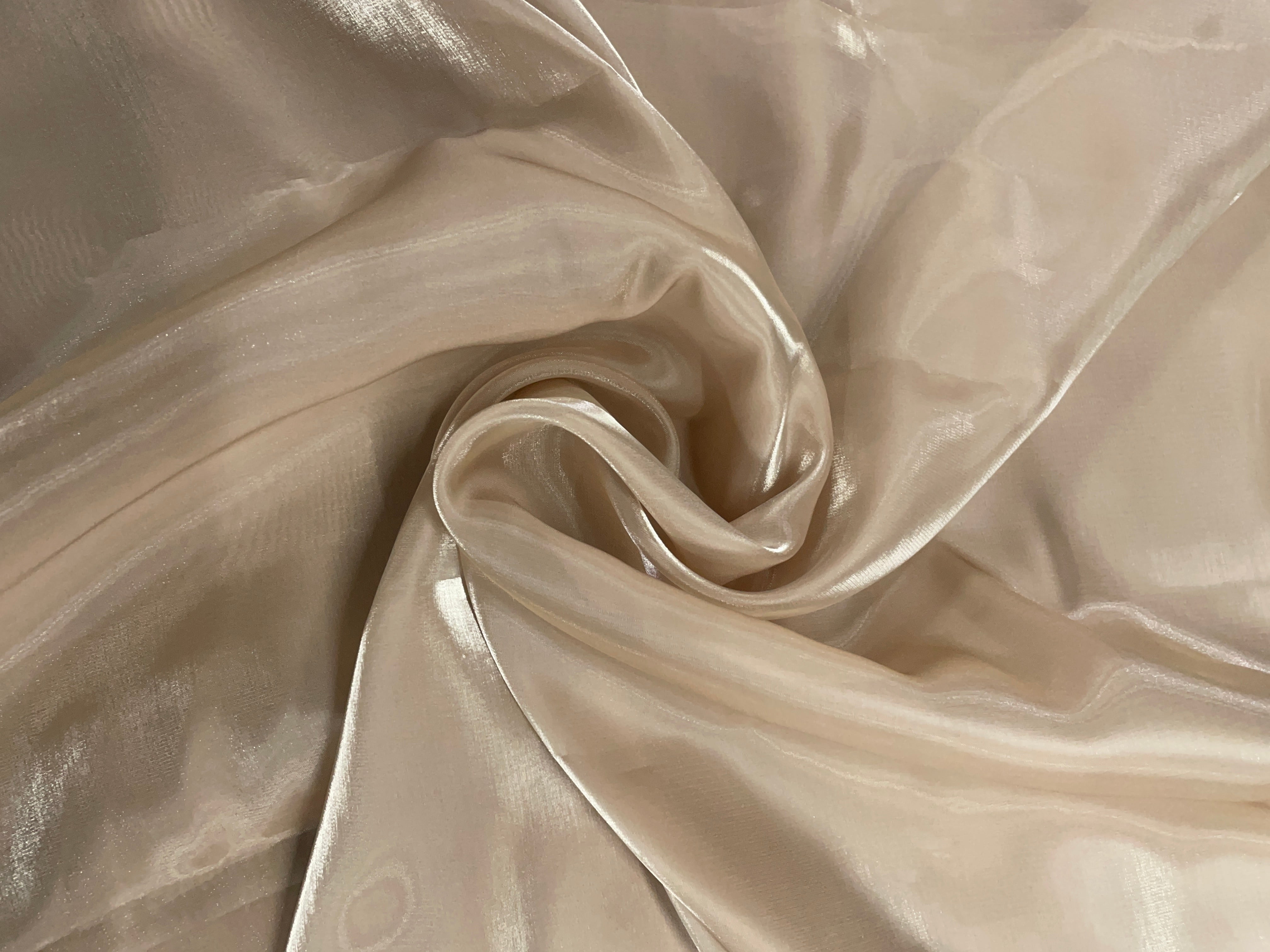 Light Gold Jimmy Choo Organza Fabric