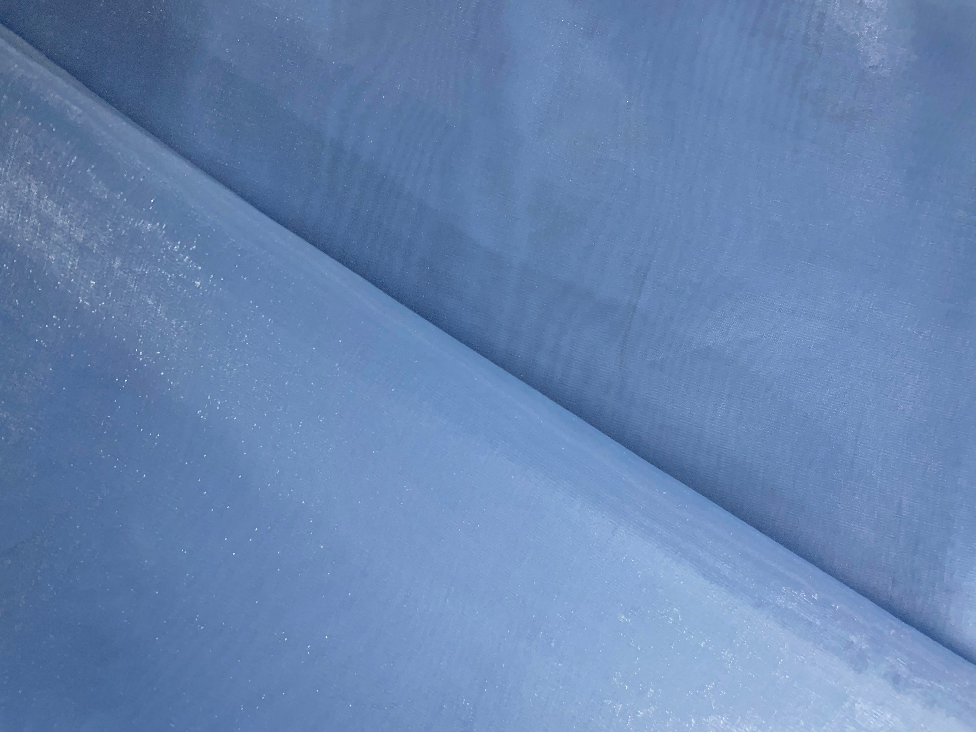 Light Sea Blue Plain Jimmy Choo Organza Fabric