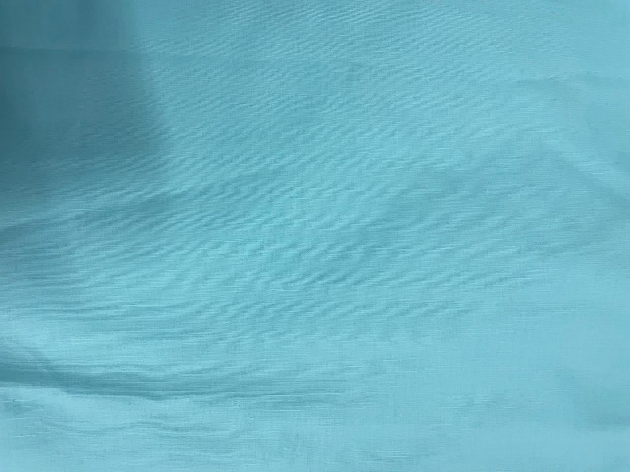 Sky Blue Plain Premium Cotton Linen Fabric