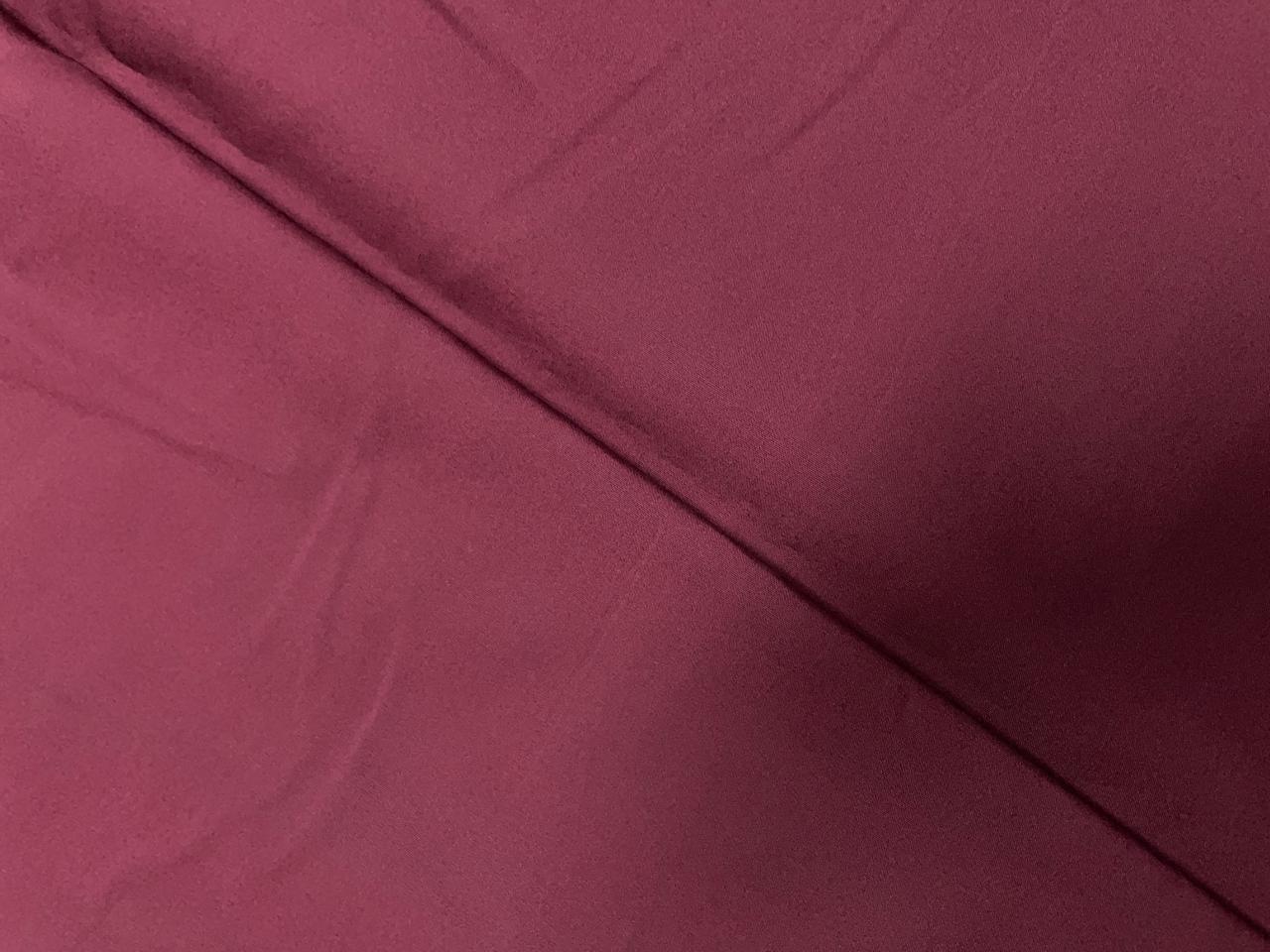 Maroon Plain Dyed Poplin Fabric N27D - Kapda Shop