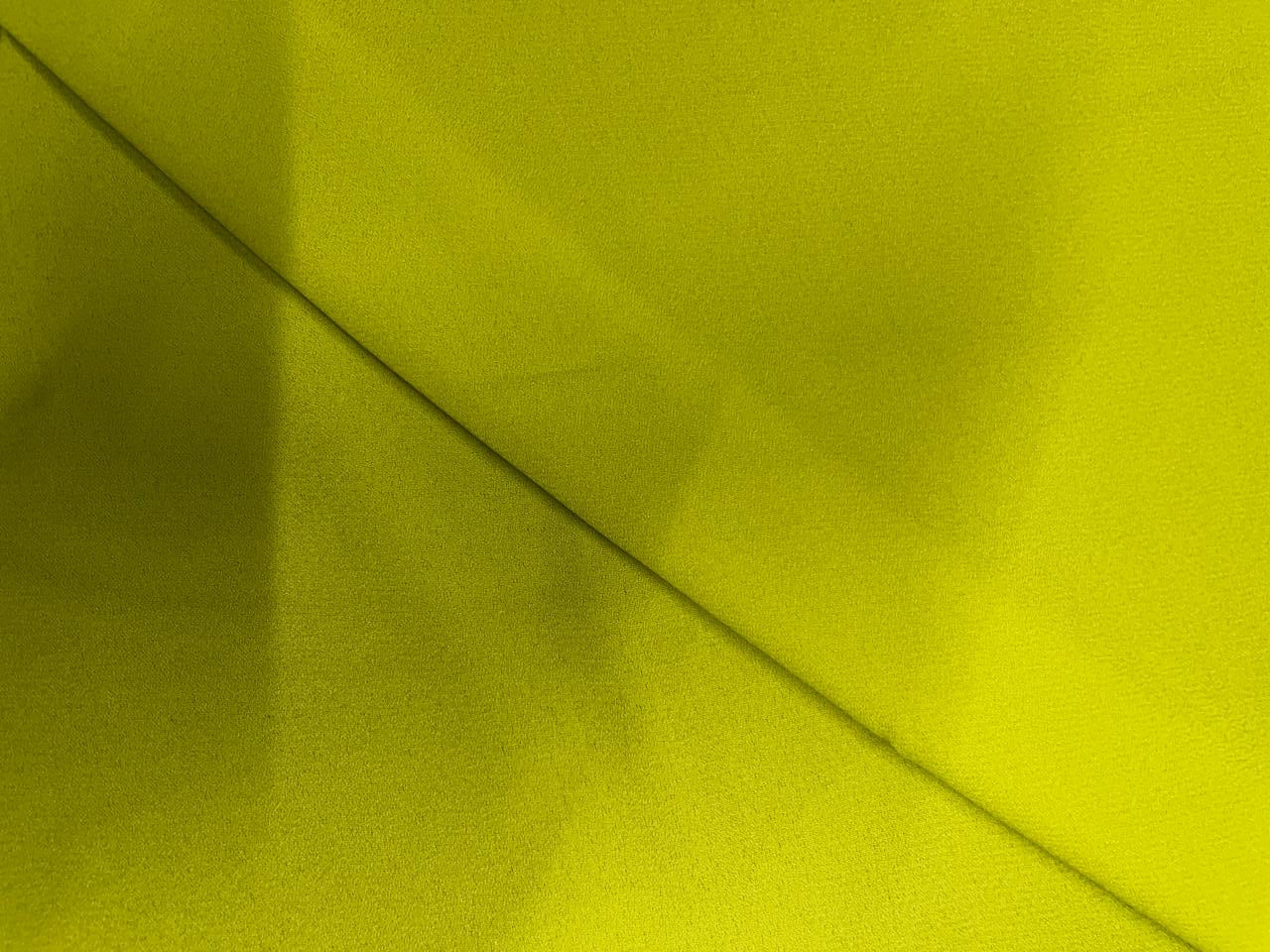 Neon Yellow N731 Plain Heavy Georgette Fabrics Kapdashop