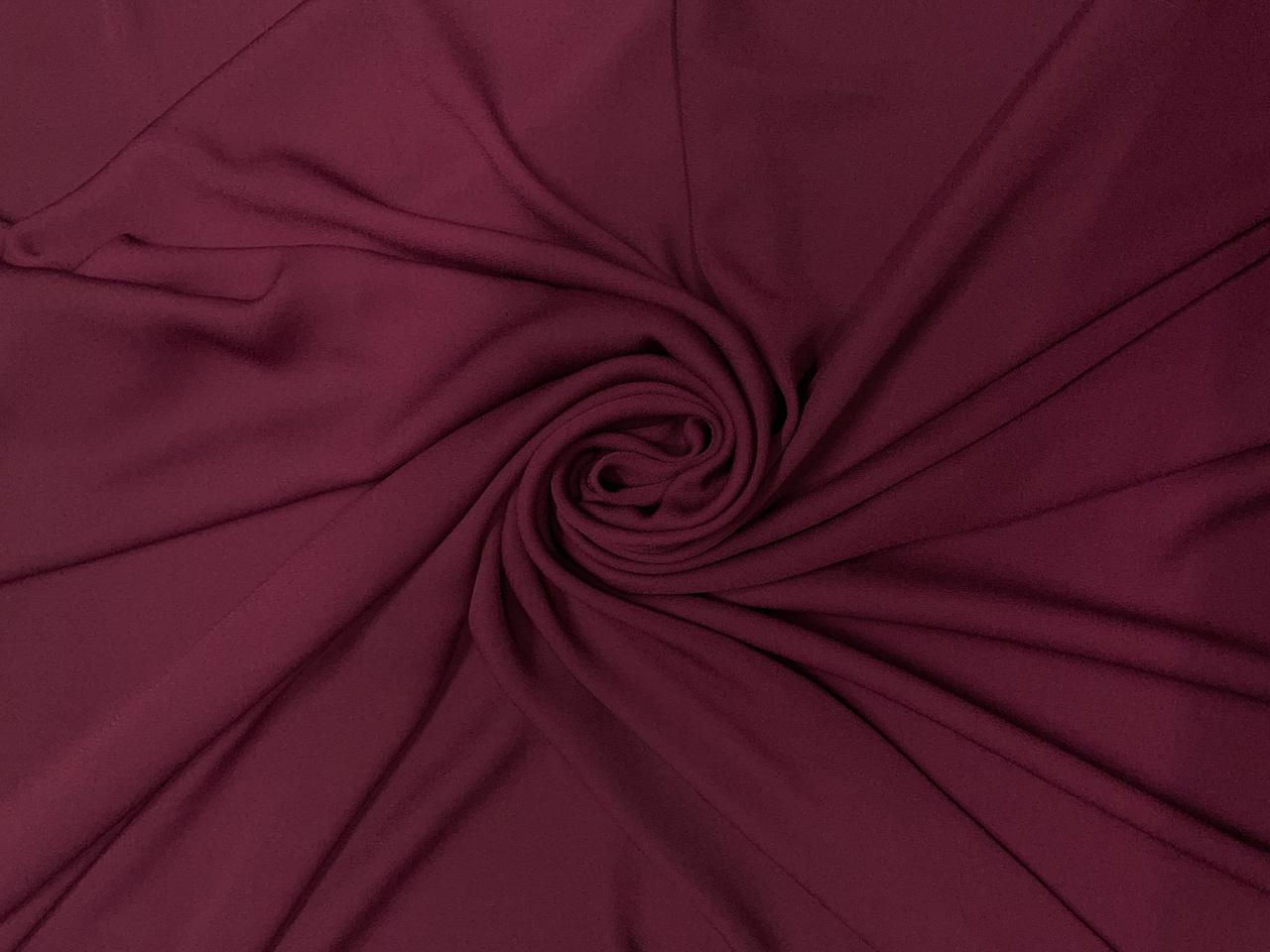 Wine Plain Heavy Georgette Fabrics Kapdashop