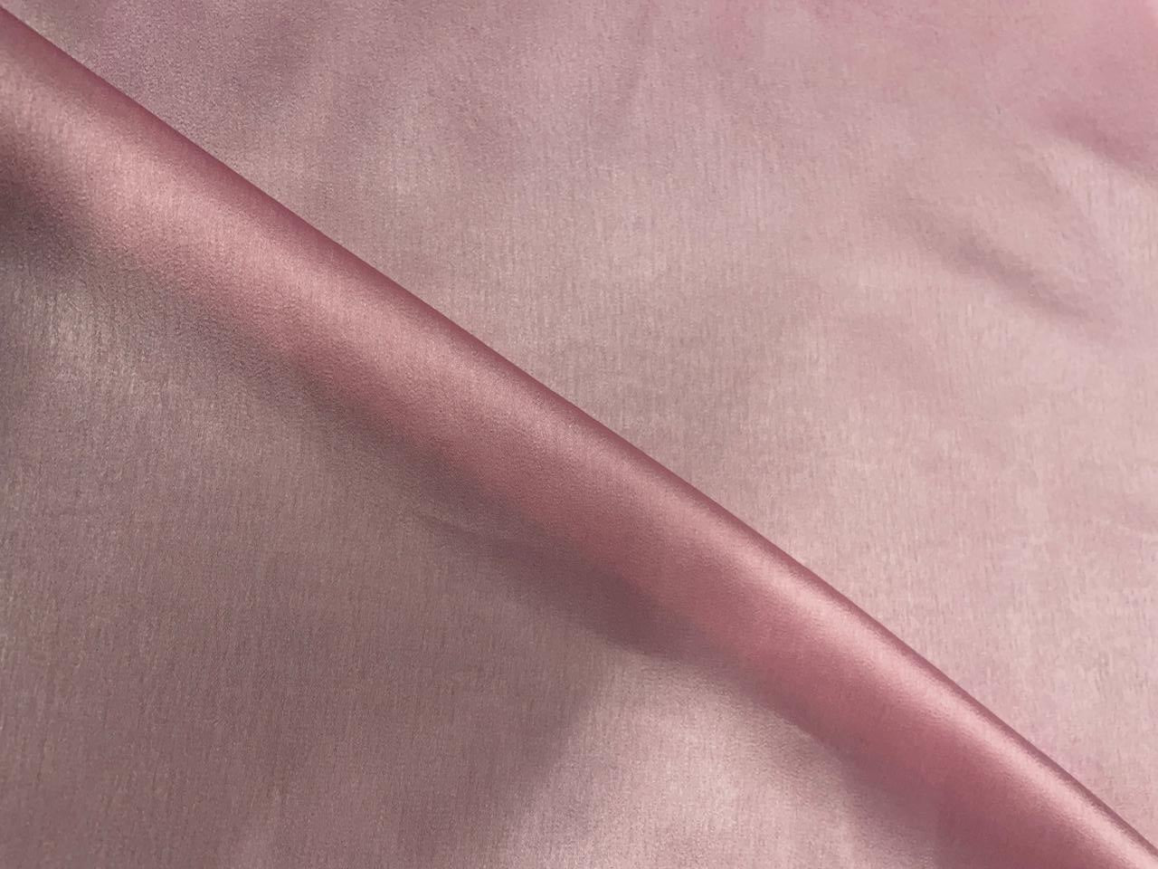 Light Pink Plain Milano Satin Fabric (N216) Kapdashop