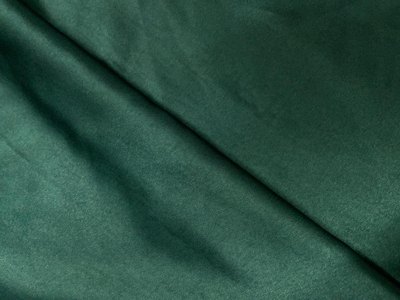 Bottle Green Plain Milano Satin Fabric (N174D) Kapdashop