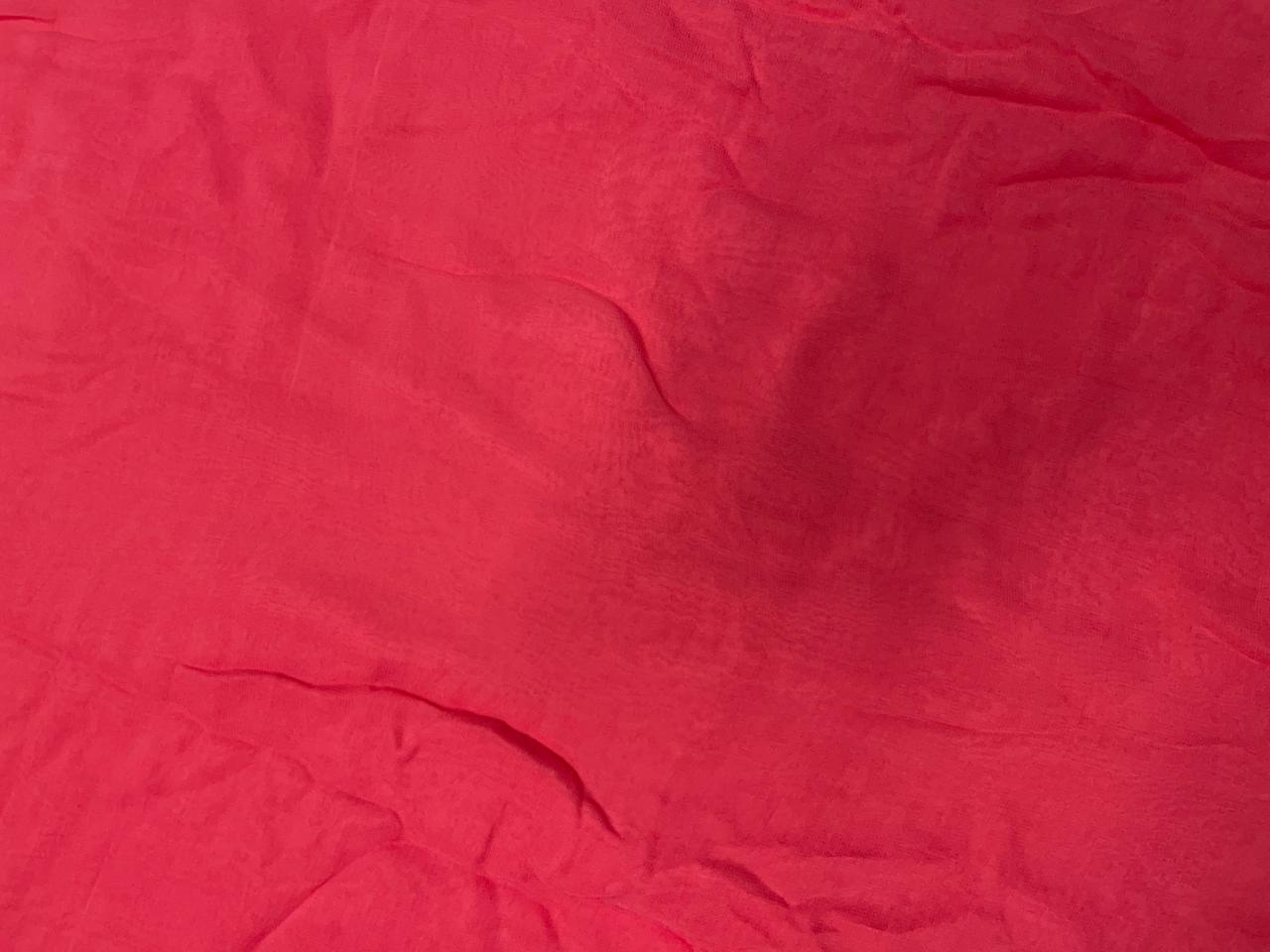 Heavy Georgette Fushia Pink Kapdashop