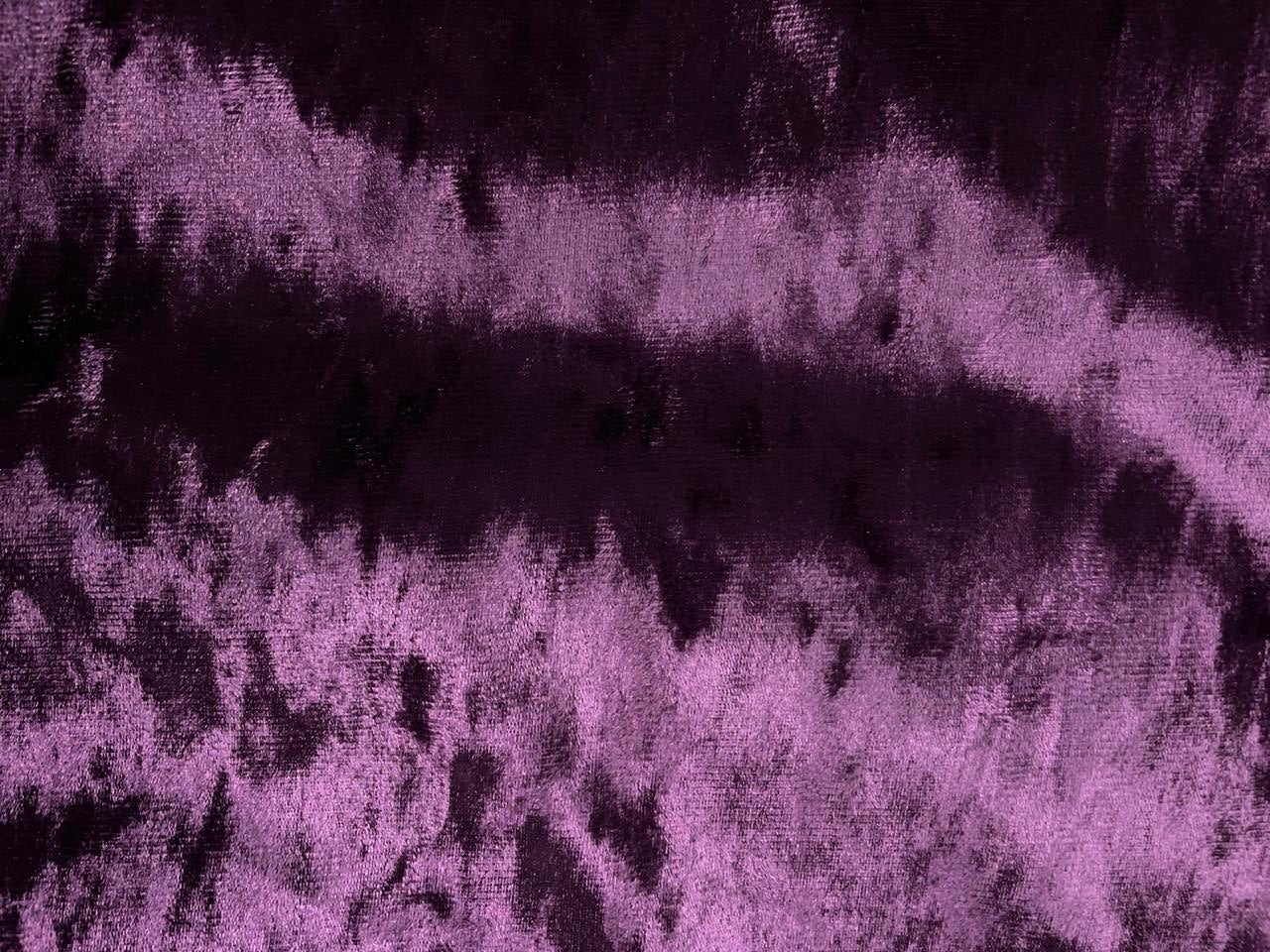 Purple Plain Ice Velvet Lycra Fabric Kapdashop