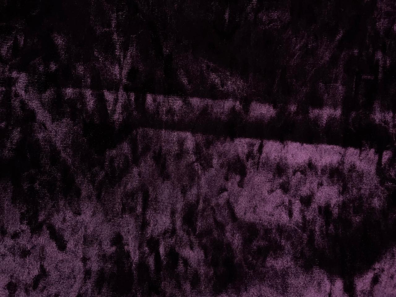 Dark Wine Plain Ice Velvet Lycra Fabric Kapdashop